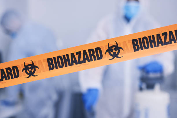 Professional Biohazard Cleanup technician working in West Hills, PA